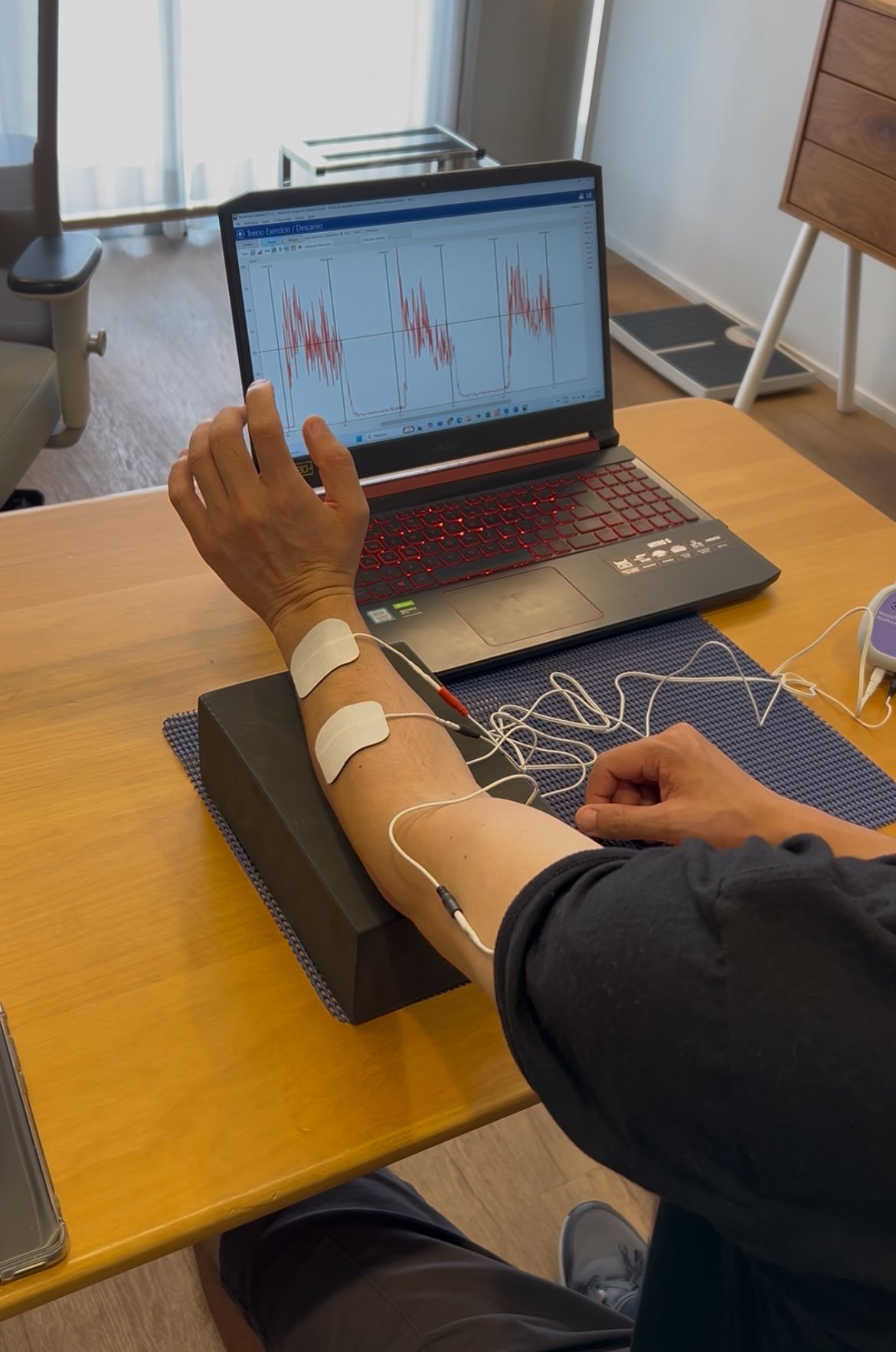 Biofeedback muscular com interface de jogos em tempo real